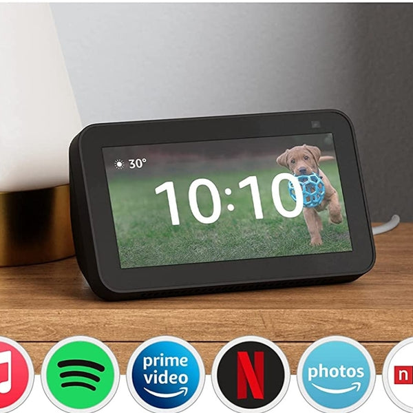  Echo Show 5 completamente nuevo (2da generación, edición 2021), Pantalla inteligente HD Alexa y cámara de 2 MP